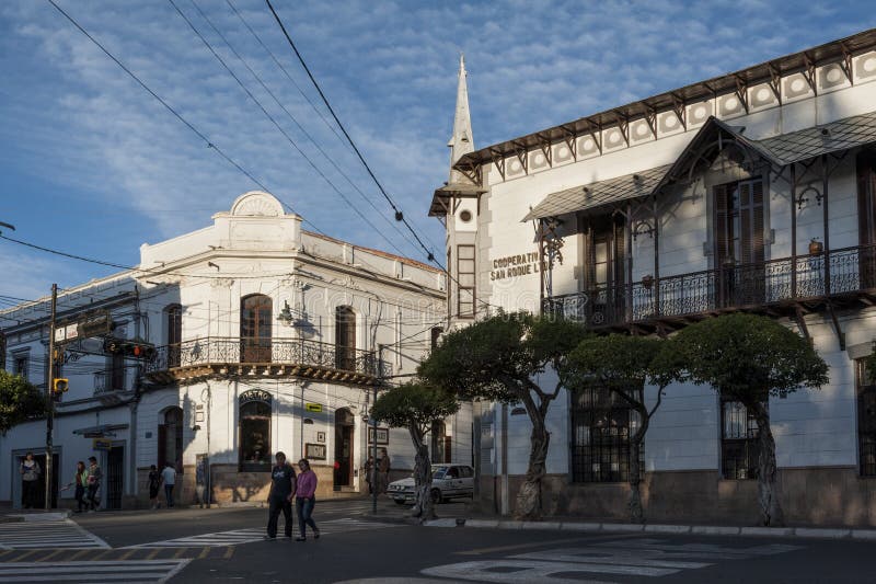 La ville coloniale capitale de la Bolivie - l'Amérique du Sud photo libre de droits La ville coloniale capitale de la Bolivie - l'Amérique du Sud photo libre de droits