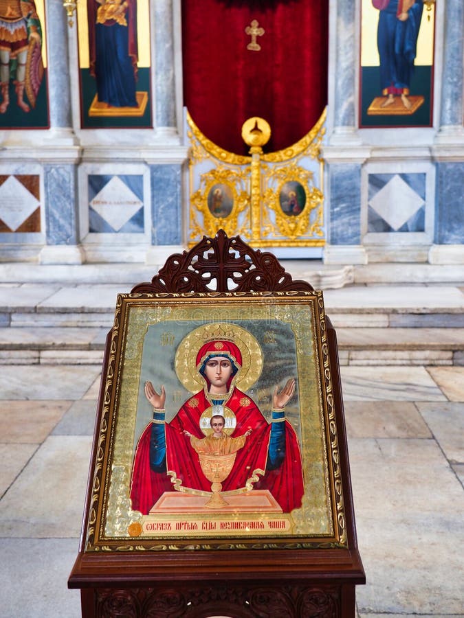 La ville de Plovdiv Bulgarie icône vieille église orthodoxe