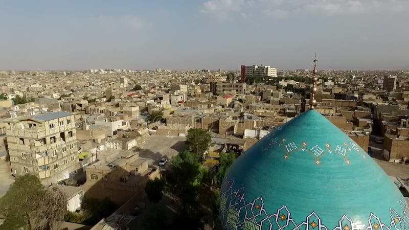 La ville historique de qom dans l'ancienne mosquée d'iran.