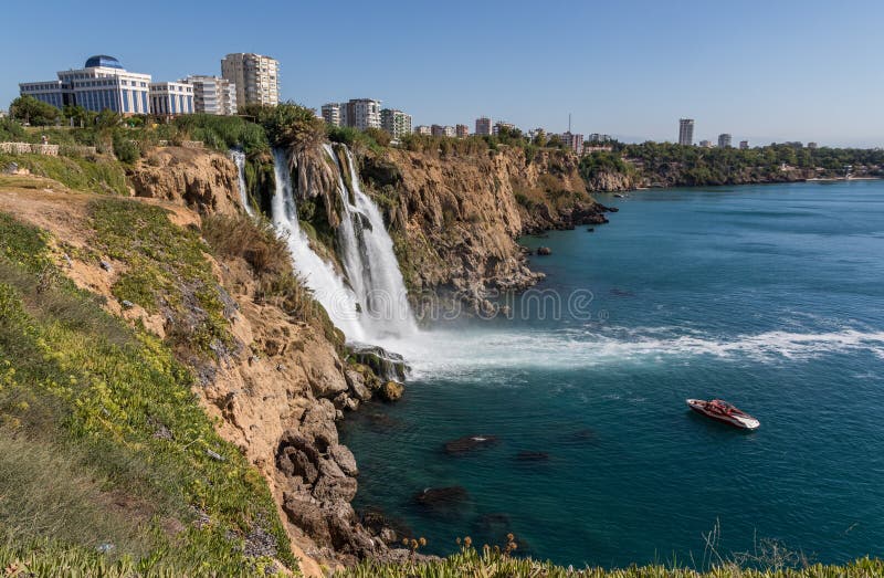 La ville merveilleuse de côte d'Antalya, Turquie photos libres de droits La ville merveilleuse de côte d'Antalya, Turquie photos libres de droits