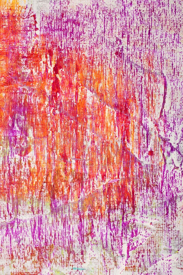 La vista vicina di pittura ha funzionato più con i oilpastels royalty illustrazione gratis