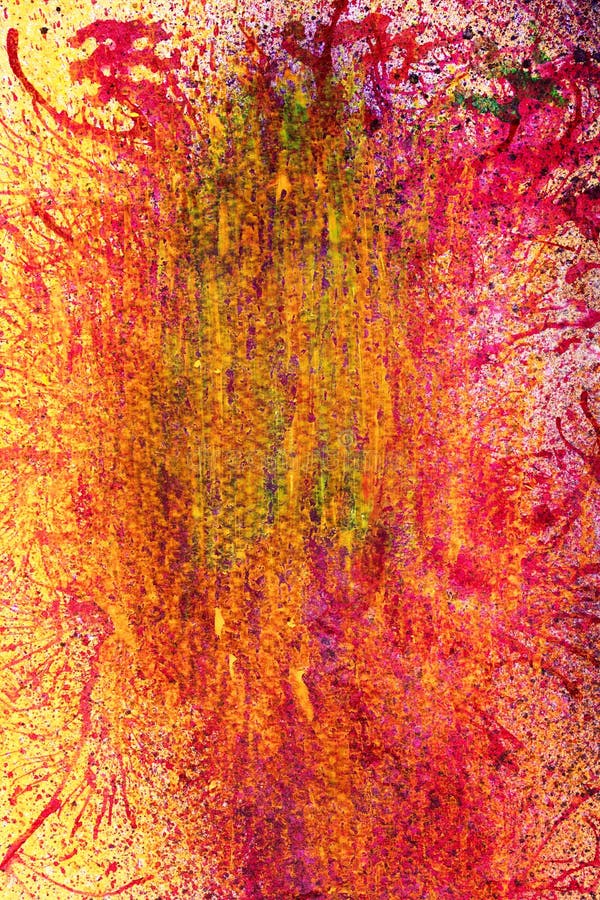 La vista vicina di pittura ha funzionato più con i oilpastels royalty illustrazione gratis