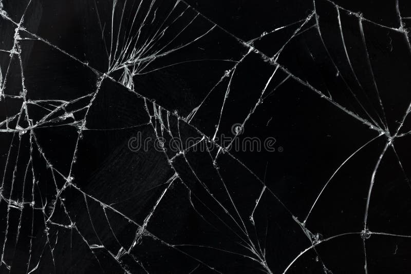 La vue supérieure a fendu le fond en verre de texture d'écran mobile cassé photo stock La vue supérieure a fendu le fond en verre de texture d'écran mobile cassé photo stock