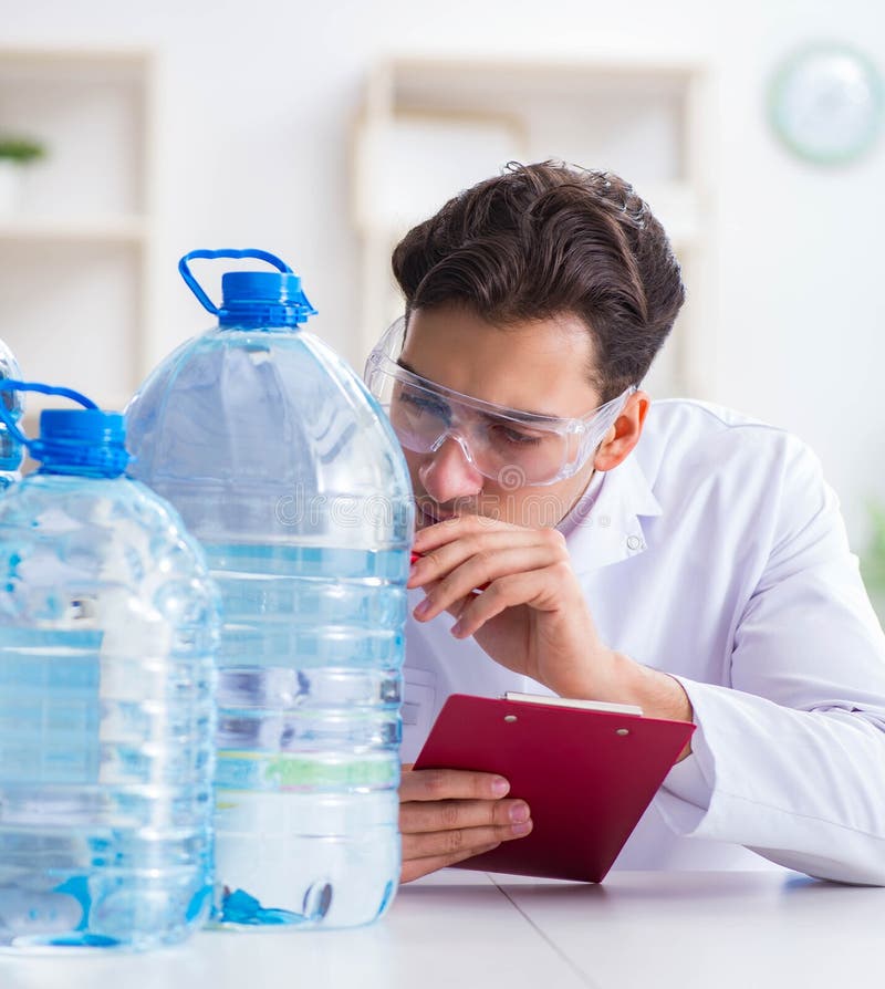 Lab Assistant Testing Water Quality Stock Photo Image of clean