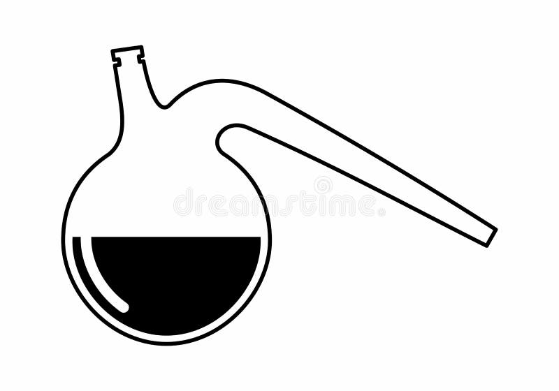 A lab flask stock illustration. Illustration of drug - 179646954