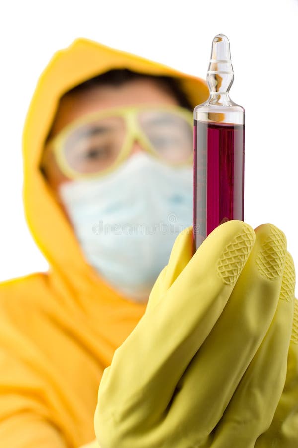 Dangerous lab Chemicals. stock photo. Image of bottles 19101828