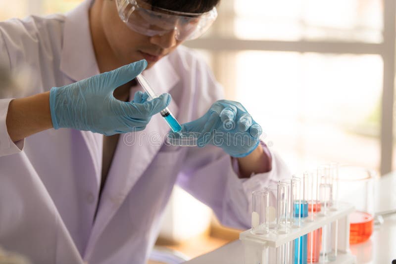 Lab Testing and Analysis Chemical Stock Photo Image of person