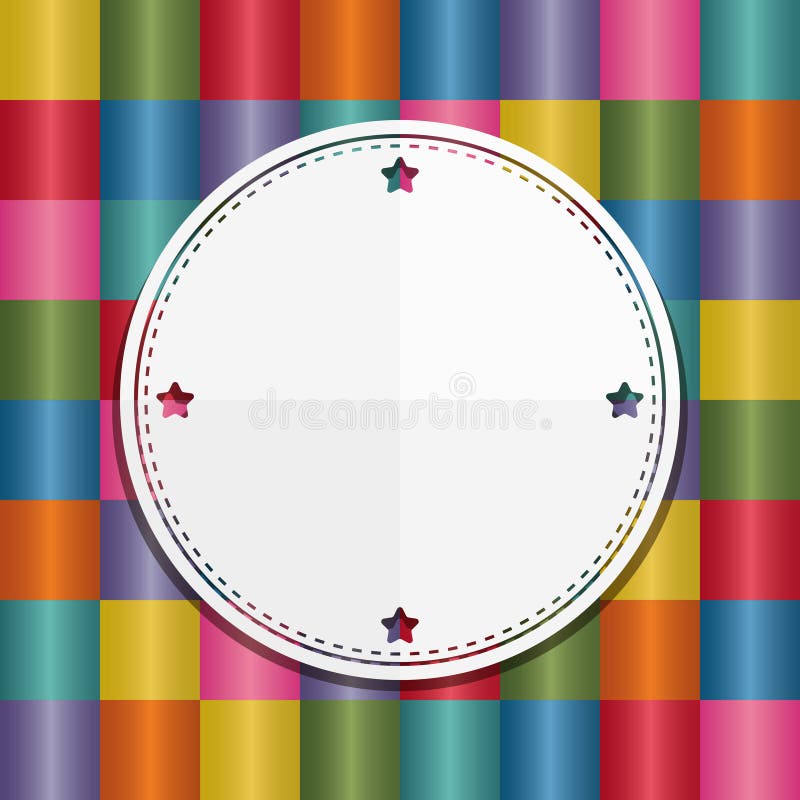 Label decoration stock illustration