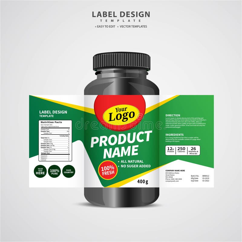 bottle-label-package-template-design-label-design-mock-up-design-label-template-stock-vector