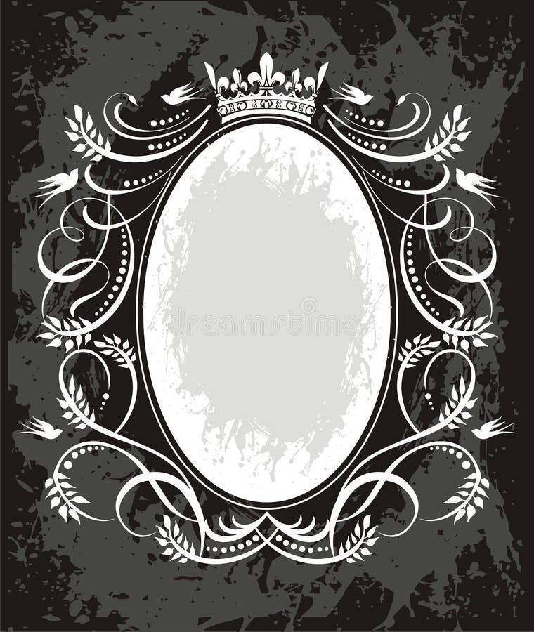 Vintage mirror frames set. Vector collection of round and square vintage  frames, design elements Stock Vector by ©inagraur.ymail.com 194394880