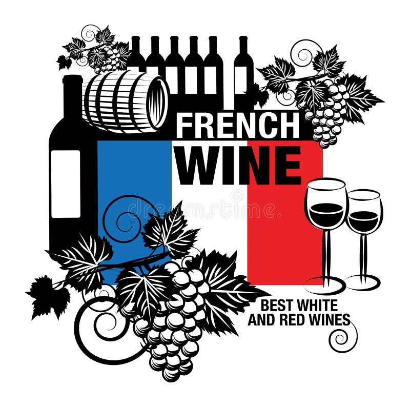 Label French Wine stock vector. Illustration of french 36428331