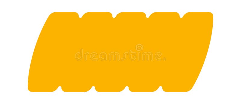 Modelo em branco do retângulo horizontal de etiquetas ilustração stock