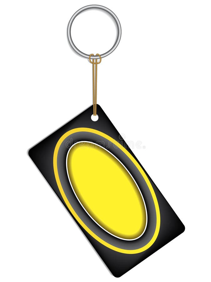 Label on keyholder stock vector. Illustration of keyholder 13146660