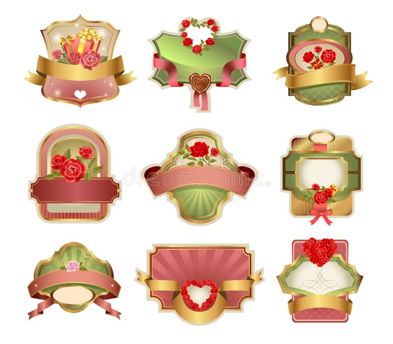 Valentine's day labels free