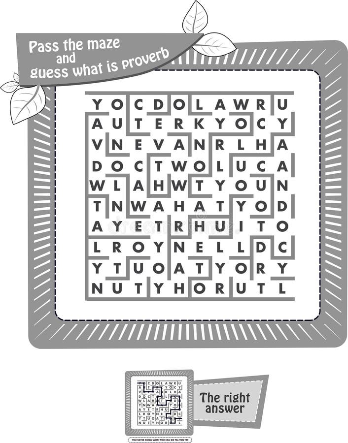 Laberinto cuál es negro del índice de inteligencia del proverbio ilustración del vector Laberinto cuál es negro del índice de inteligencia del proverbio ilustración del vector