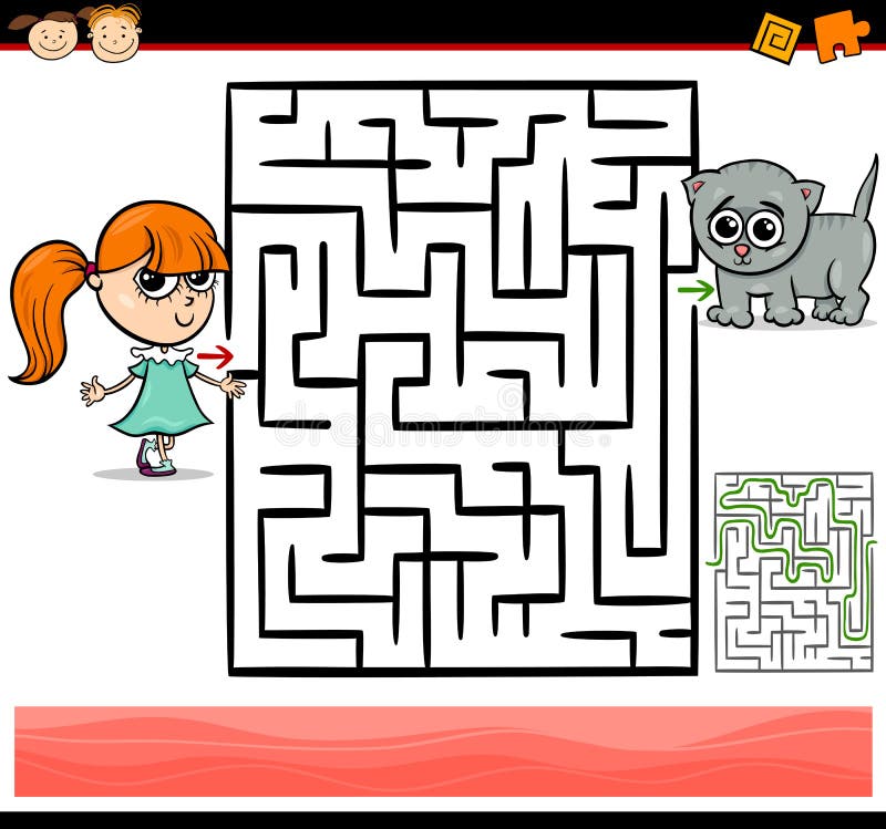 Jogo de lógica infantil atravessa o labirinto ajude o bebê dinossauro a  passar pelo vetor dos dinossauros do labirinto