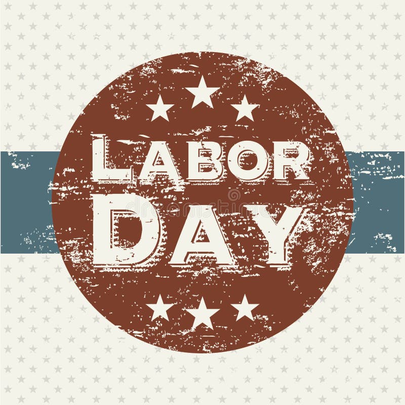 Labor day stock illustration