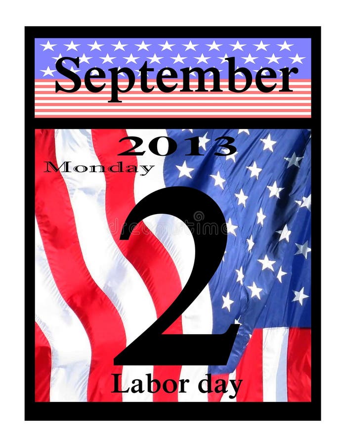 2013 Labor Day Calendar Icon Stock Illustration Image 33006858