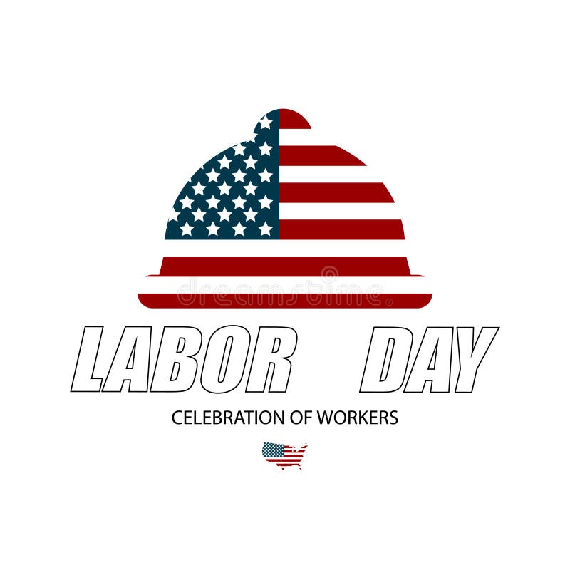Labor Day Poster or Banner. Labor Day Greeting Card Stock Vector