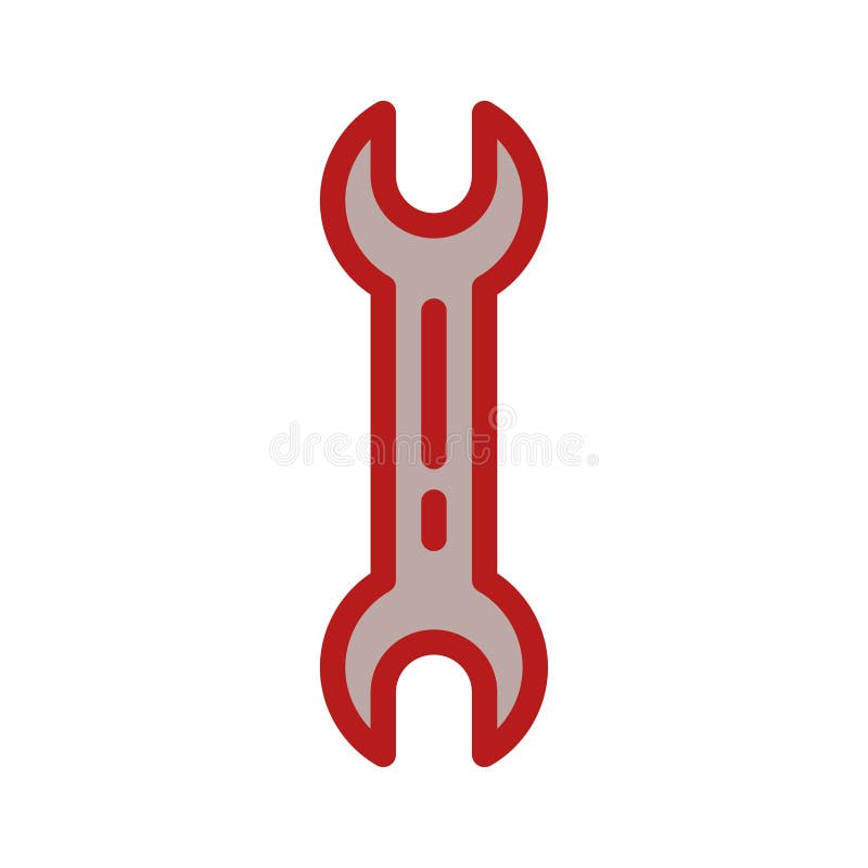 Labor Day wrench tool Worker Miner Vector Flat Color Icons. Editable Stroke and color. Perfect use for website, design, symbol, and etc