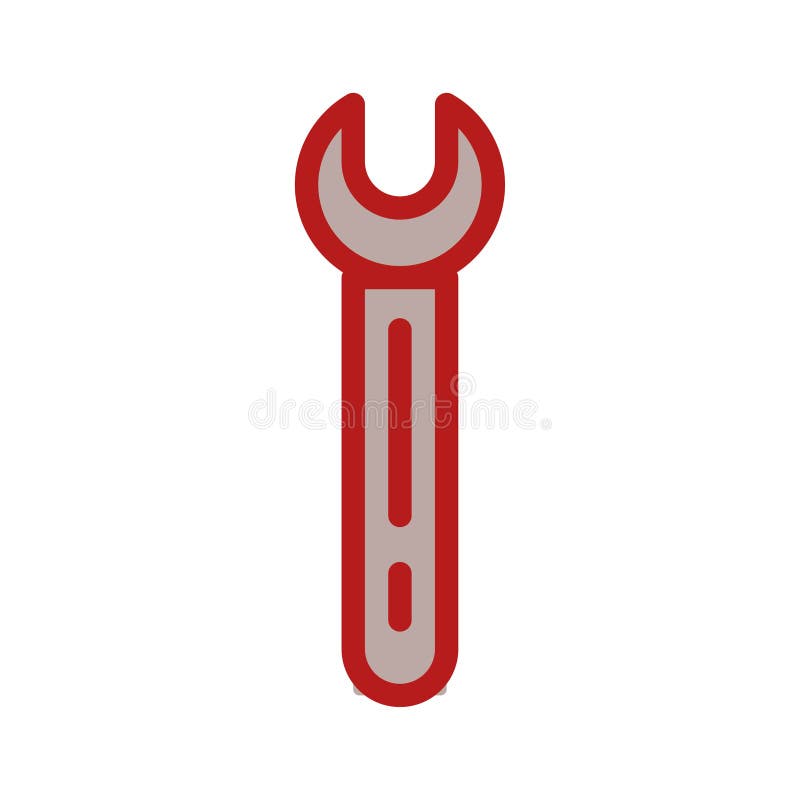 Labor Day wrench tool Worker Miner Vector Flat Color Icons. Editable Stroke and color. Perfect use for website, design, symbol, and etc