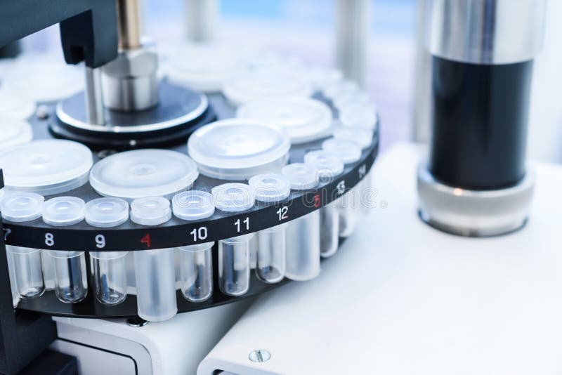 Laborancka automatyczna maszyna zdjęcie stock Laborancka automatyczna maszyna zdjęcie stock