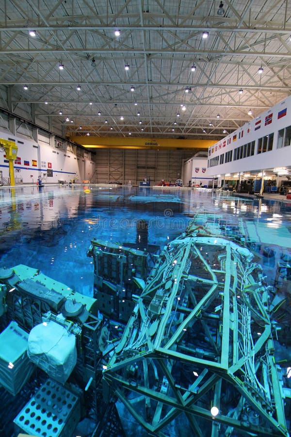 Laboratoire de flottabilité neutre - Johnson Space Center image stock Laboratoire de flottabilité neutre - Johnson Space Center image stock
