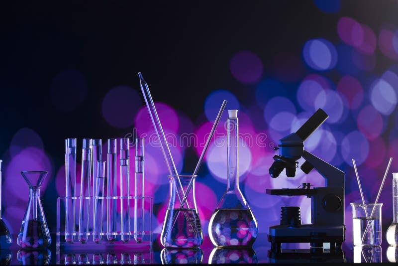Science Experiment Concept Background Laboratory. Stock Image Image