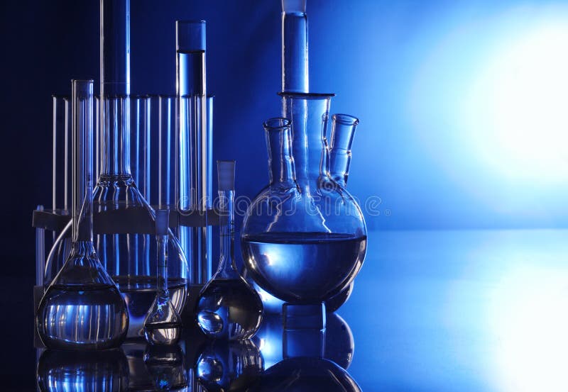 Laboratory Equipment in Science Research Lab Stock Image Image of