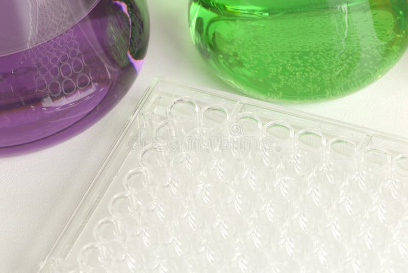 Laboratory equipment stock image