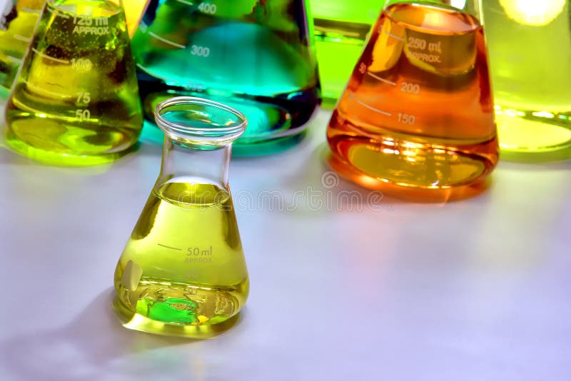 Laboratory Equipment in Science Research Lab Stock Image Image of