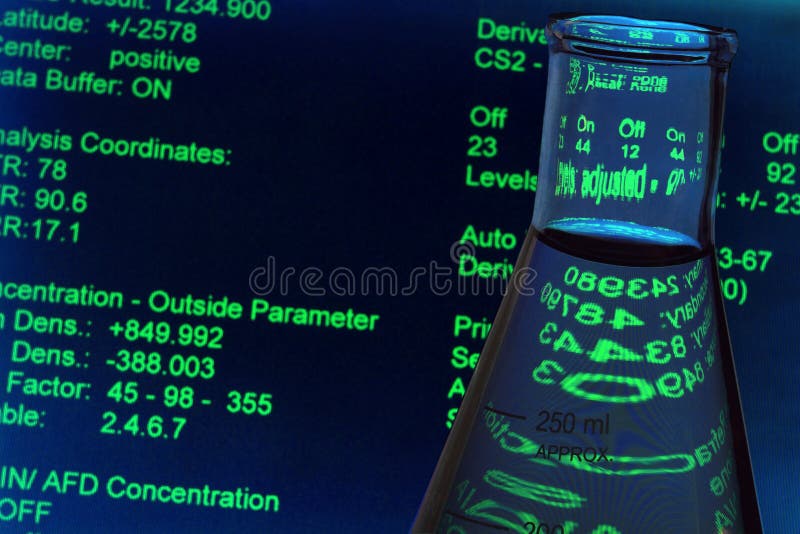 Laboratory Experiment in Science Research Lab royalty free stock photo