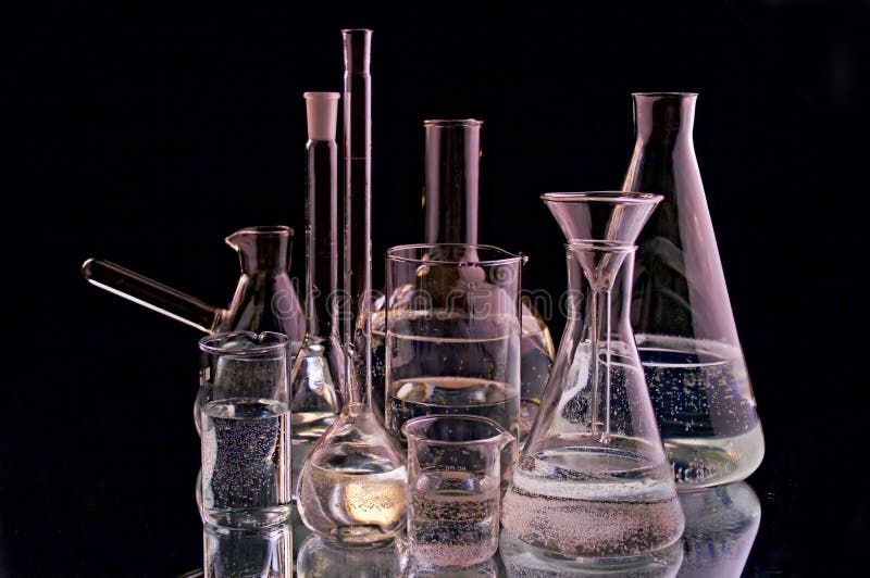 Laboratory flasks stock photo. Image of accuracy, discovery 5979104