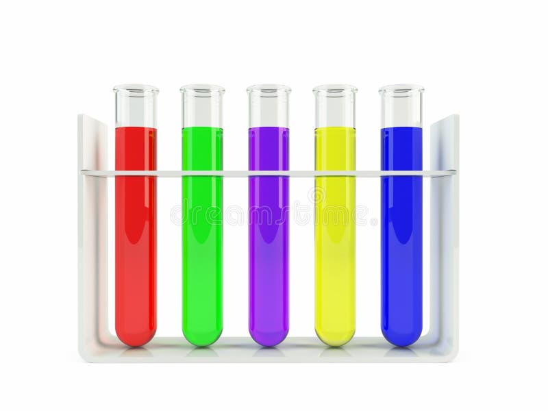 Laboratory glassware stock illustration