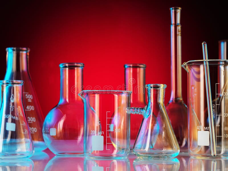 Science lab chemicals stock image. Image of bright, glass 14262437