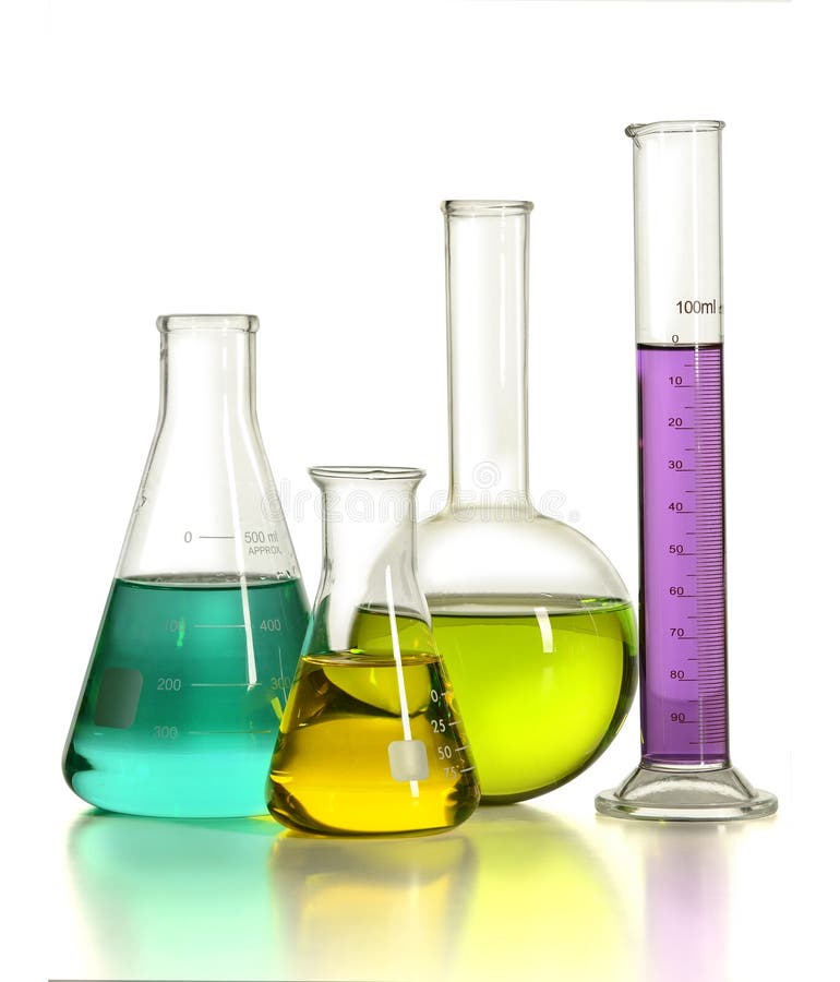 Laboratory Glassware For Liquids Stock Image Image of chemistry