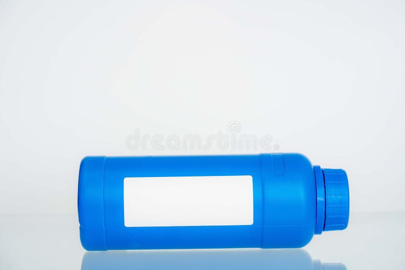 Laboratory Plastic Jar for Chemical Elements and Substances with Empty
