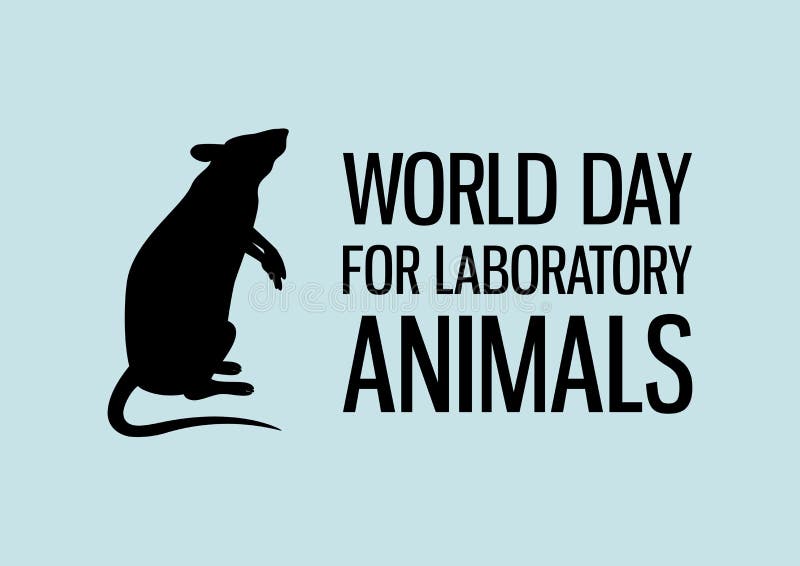 World Day for Laboratory Animals Vector Stock Vector - Illustration of  medicine, brutality: 180136802