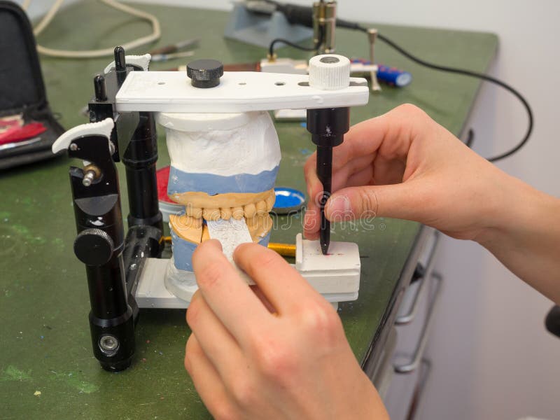 Laboratório dental imagem de stock Laboratório dental imagem de stock