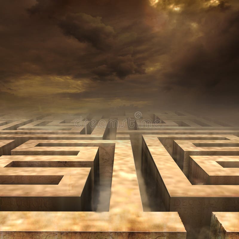 Labyrinth stock illustration
