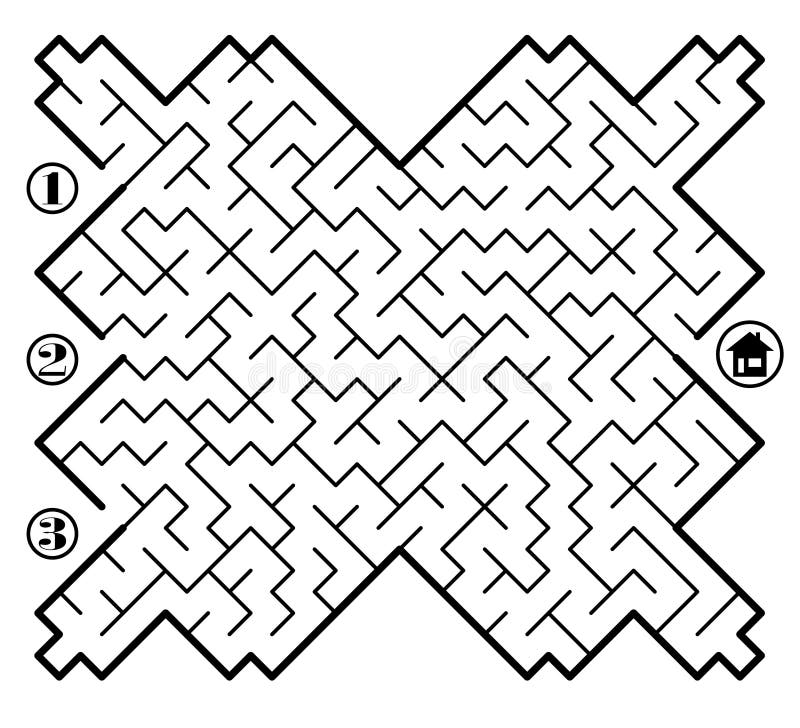 labyrinthe illustration de vecteur labyrinthe illustration de vecteur