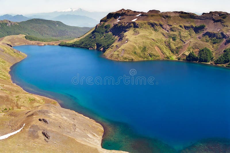 Laguna Azul in the villarica national park, Chile. Laguna Azul in the villarica national park, Chile