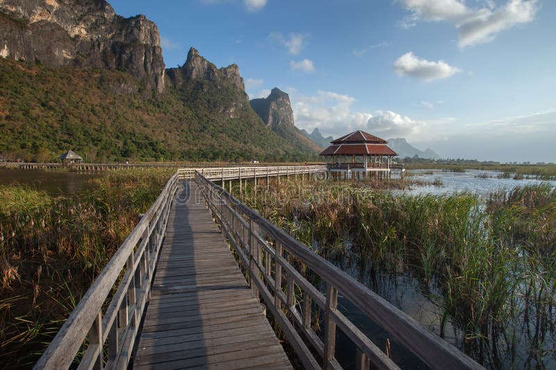 Lac chez Sam Roi Yod National Park image stock Lac chez Sam Roi Yod National Park image stock