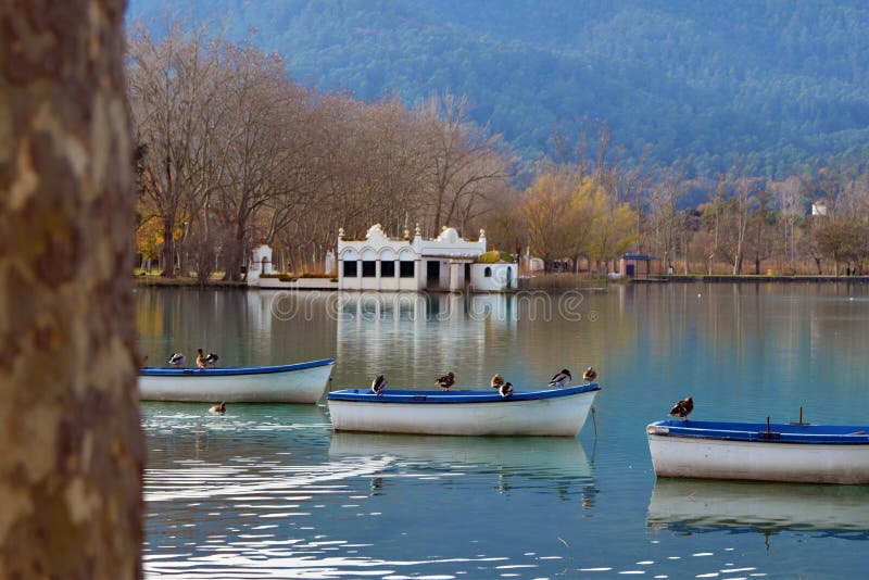 Lac De Banyoles Image Stock Image Du Banyoles 97622491