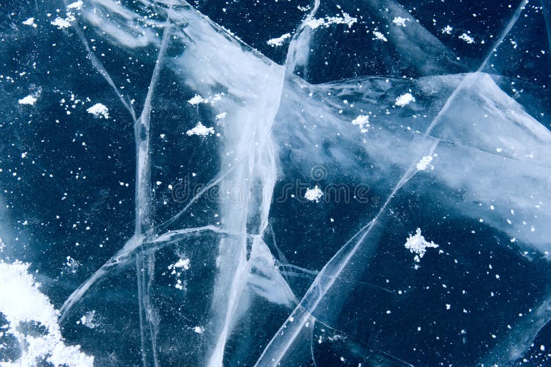 Frozen ice on lake close-up. Frozen ice on lake close-up