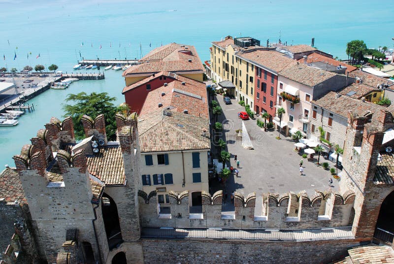 Lac Garda (Italie) - Sirmione photo stock Lac Garda (Italie) - Sirmione photo stock
