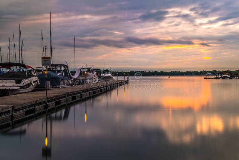 Lac Norman Sunset 2 image stock Lac Norman Sunset 2 image stock