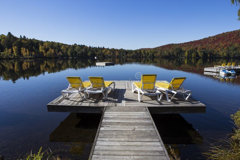 LacSuperieur, Monttremblant, Quebec, Canada Stock Image Image of