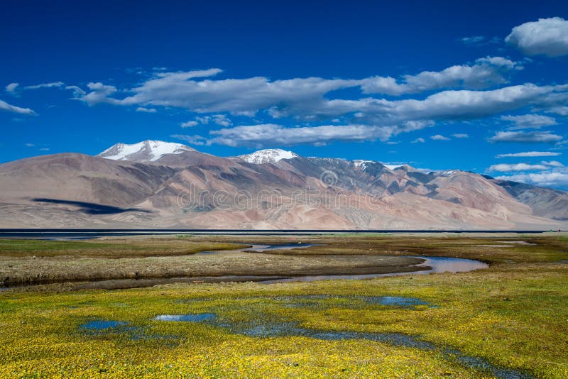 Lac TSO-Moriri images libres de droits Lac TSO-Moriri images libres de droits