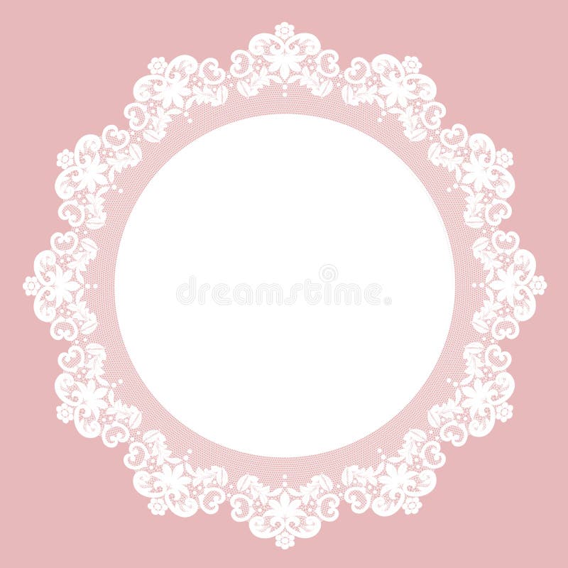 Lace doily stock vector. Illustration of linen, handmade 31404252